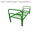 Подробнее... Кровать металлическая одноярусная эконом КО-4