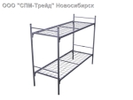 Подробнее... Кровать двухъярусная металлическая эконом КД-1